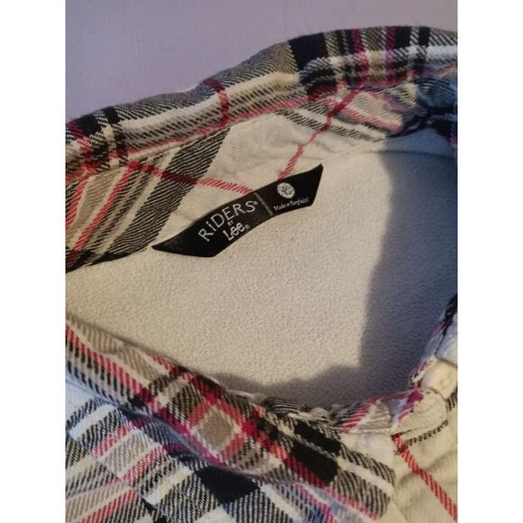 Riders by Lee Ladies Flannel Shirt - Size: L (0350) - Picture 2 of 8
